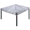 Copertura per gazebo VidaXL di ricambio trasparente 3 x 3 m in PVC