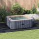 Vidaxl pavimento per piscina nero 420 x 220 x 0,1 cm tessuto non tessuto