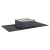 Vidaxl zwembad grondzeil zwart 420 x 220 x 0,1 cm niet-geweven stof