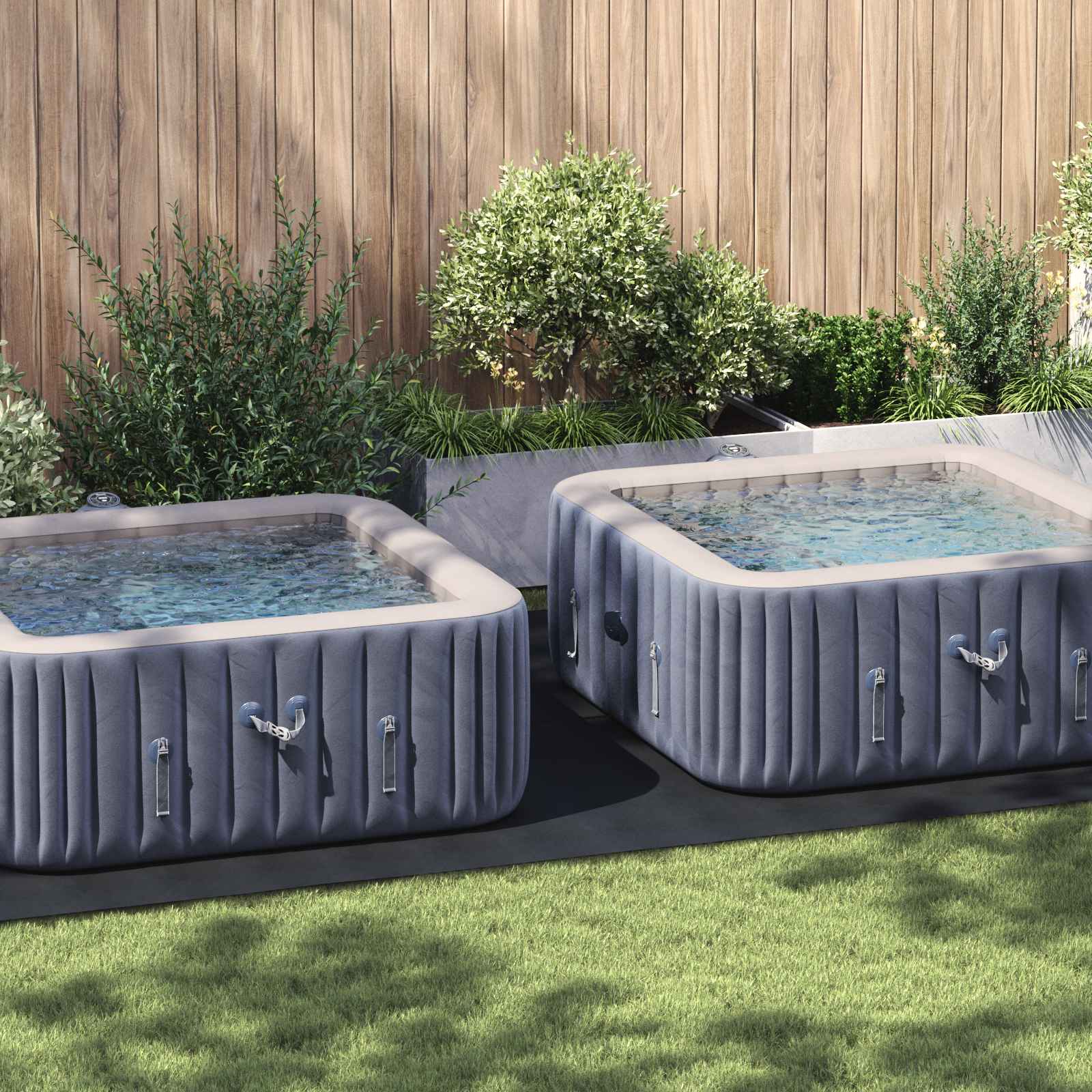 Vidaxl pavimento per piscina nero 500 x 250 x 0,1 cm tessuto non tessuto