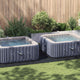 Vidaxl pavimento per piscina nero 500 x 250 x 0,1 cm tessuto non tessuto