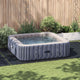 Vidaxl pavimento per piscina nero 550 x 280 x 0,1 cm tessuto non tessuto