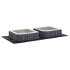 Vidaxl pavimento per piscina nero 640 x 321 x 0,1 cm tessuto non tessuto