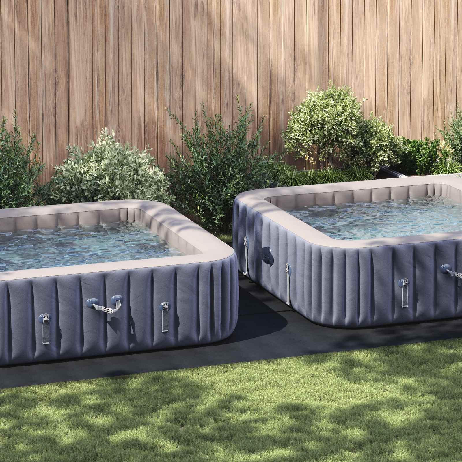 Vidaxl pavimento per piscina nero 750 x 372 x 0,1 cm tessuto non tessuto