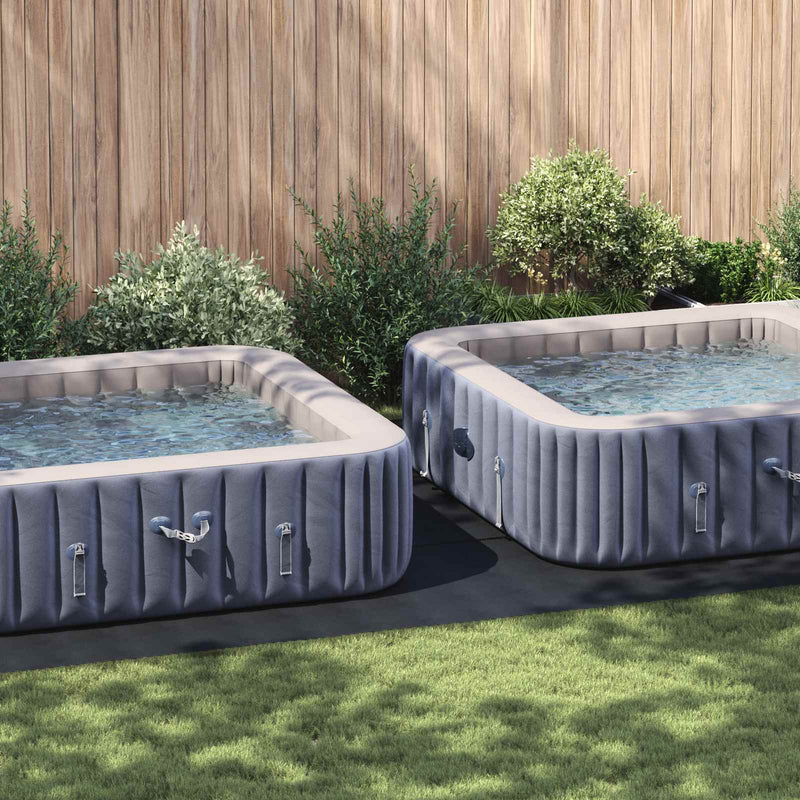 Vidaxl pavimento per piscina nero 750 x 372 x 0,1 cm tessuto non tessuto
