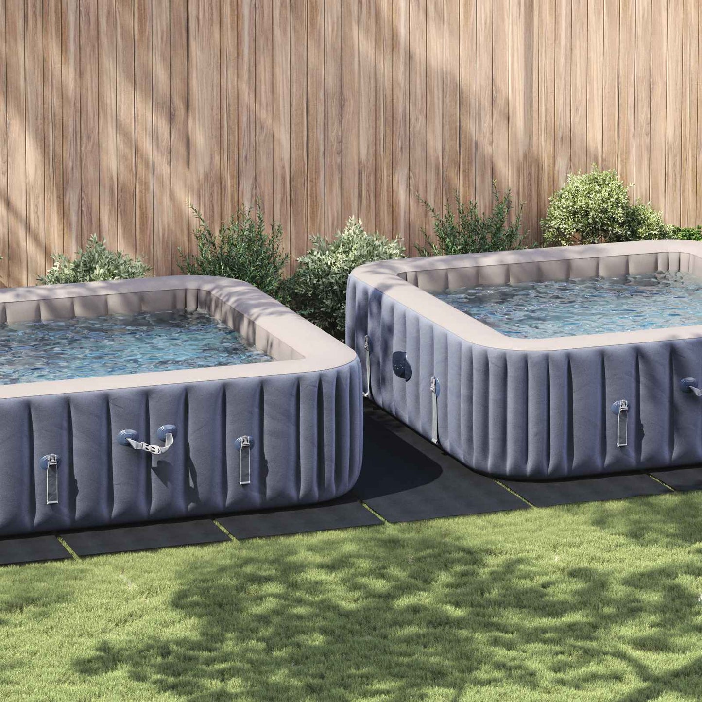 Suelo para piscina Vidaxl negro 999 x 500 x 0,1 cm tejido no tejido