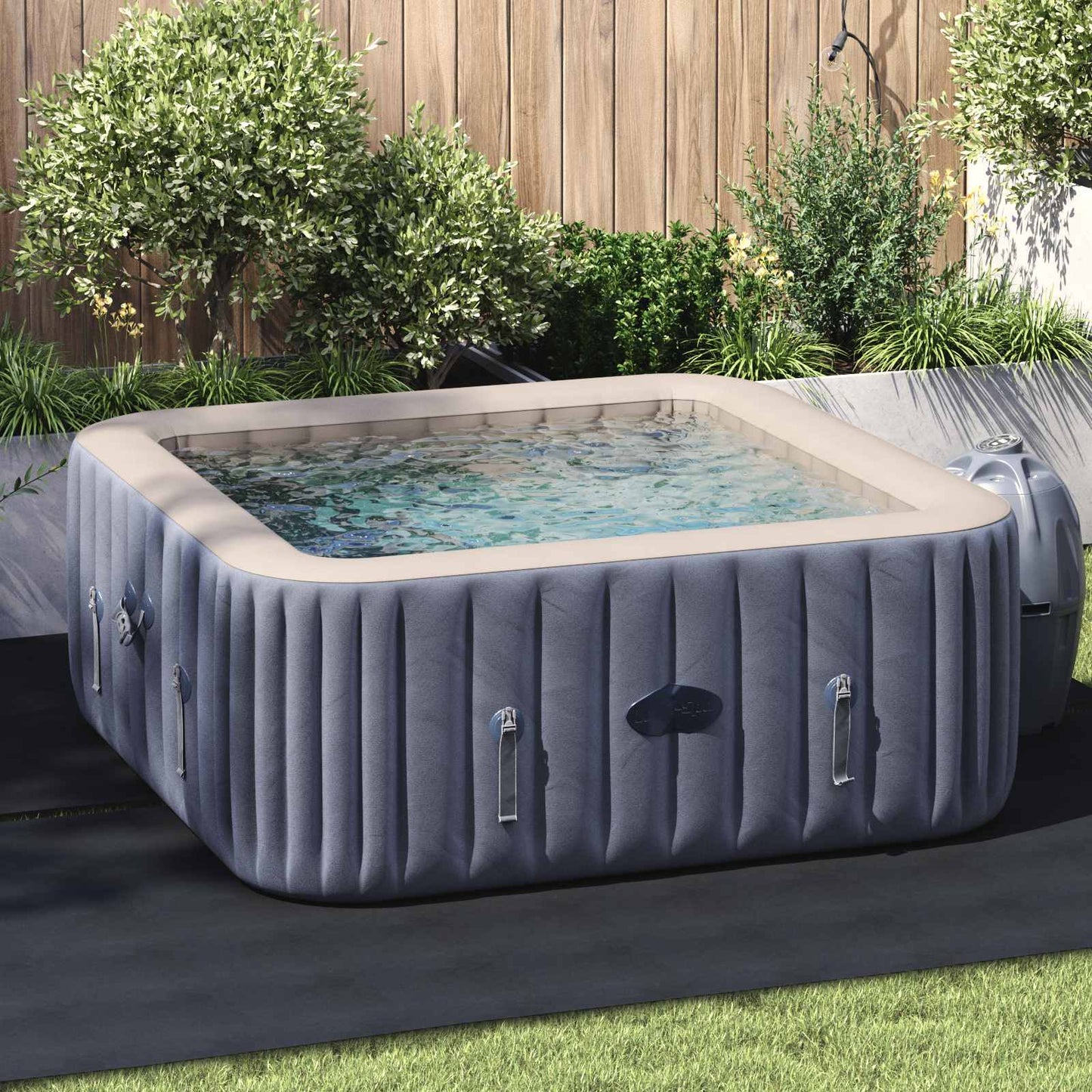 Telo per piscina Vidaxl 274 x 274 x 0,1 cm in tessuto non tessuto