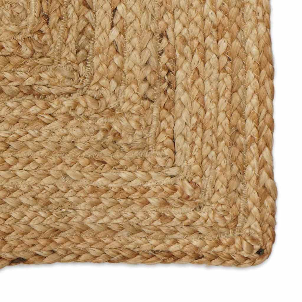Tappeto Vidaxx beige 120 x 120 cm in iuta