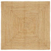 Tappeto Vidaxx beige 120 x 120 cm in iuta