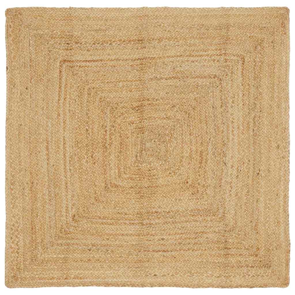 Tappeto Vidaxx beige 120 x 120 cm in iuta