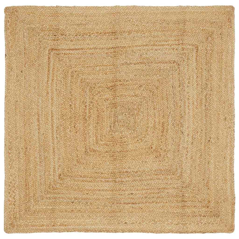 Tappeto Vidaxx beige 120 x 120 cm in iuta