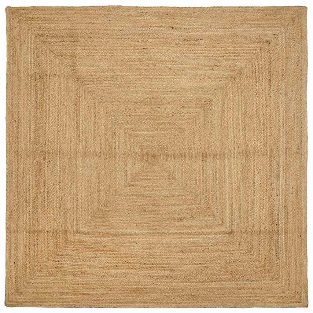 Tappeto Vidaxx beige 240 x 240 cm in iuta