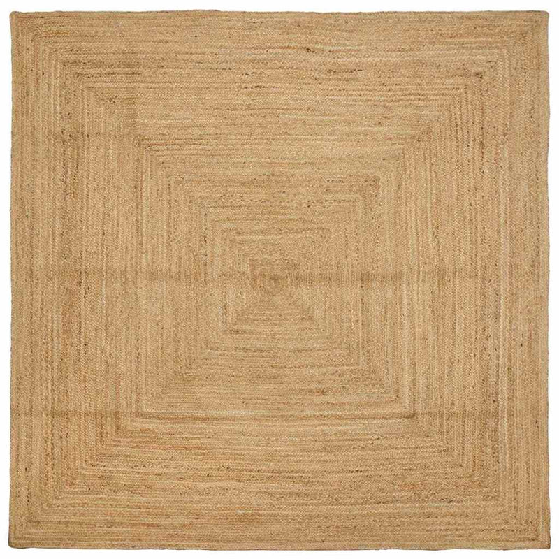 Tappeto Vidaxx beige 240 x 240 cm in iuta