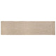 Vidaxx alfombras rectangulares natural y blanco yute 80 x 400 cm