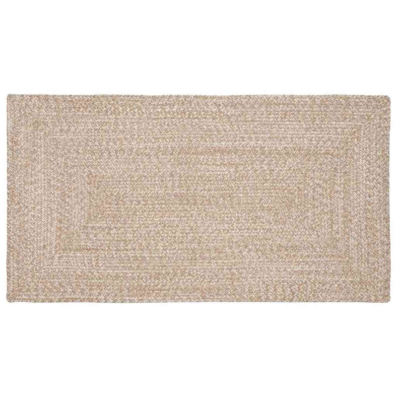 Vidaxx alfombras rectangulares natural y blanco yute 100 x 200 cm