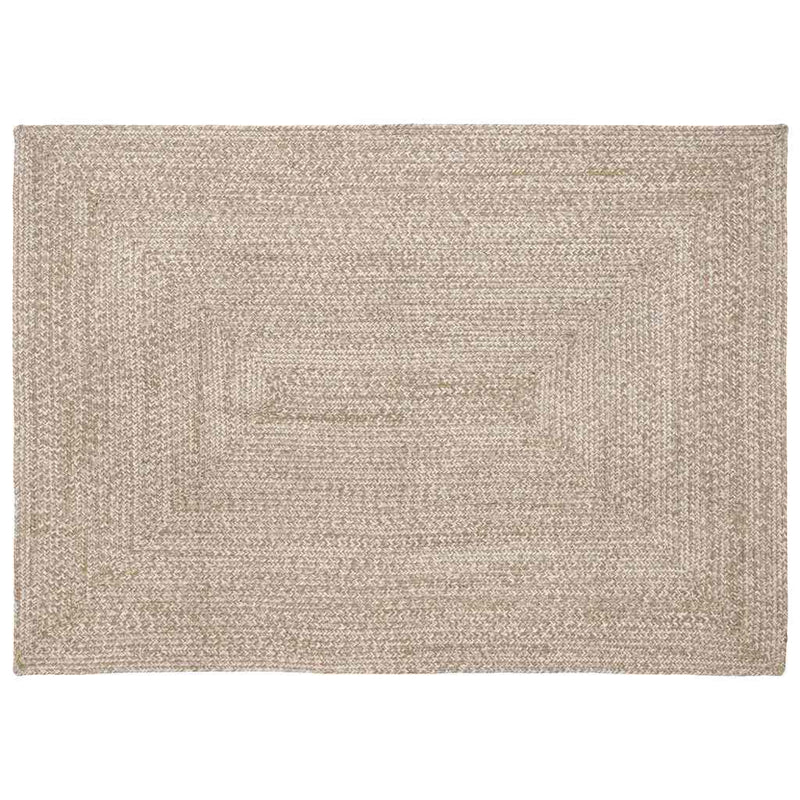 Vidaxx alfombras rectangulares natural y blanco yute 120 x 170 cm