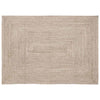 Vidaxx alfombras rectangulares natural y blanco yute 140 x 200 cm