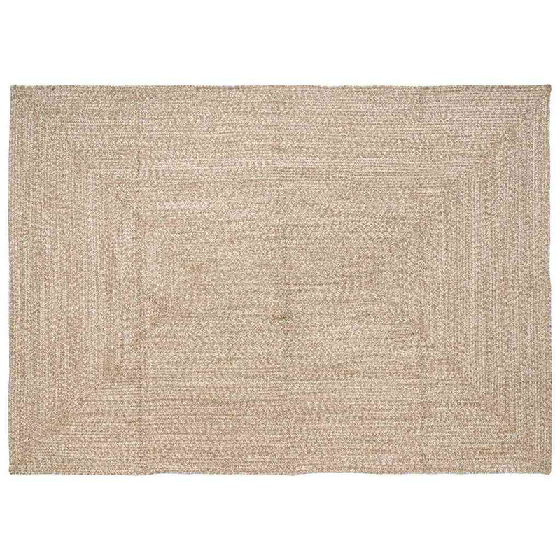 Vidaxx alfombras rectangulares natural y blanco yute 240 x 340 cm