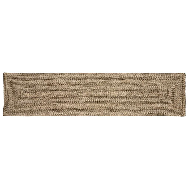 Tappeti Vidaxx rettangolari in iuta naturale e nera 60 x 200 cm