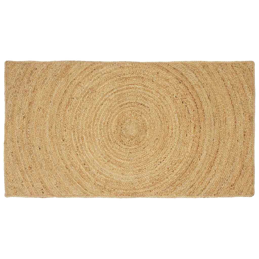 Vidaxl vloerkleden rechthoekig bruin 80 x 150 cm jute