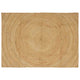 Alfombras vidaxx rectangulares marrones 140 x 200 cm yute