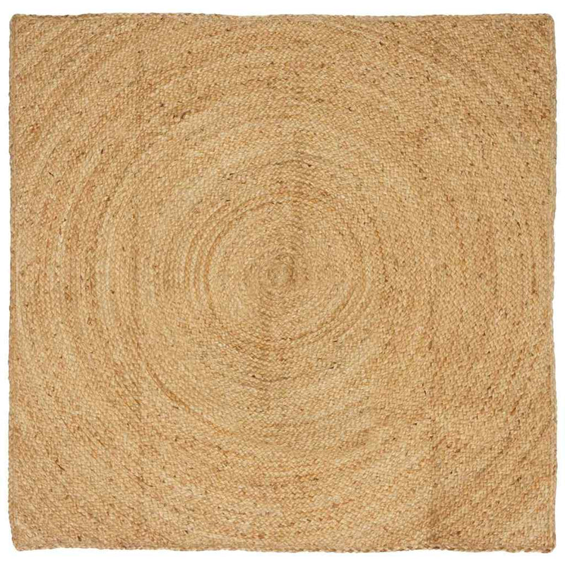 Vidaxl vloerkleden vierkant bruin 160 x 160 cm jute