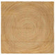Vidaxl vloerkleden vierkant bruin 200 x 200 cm jute