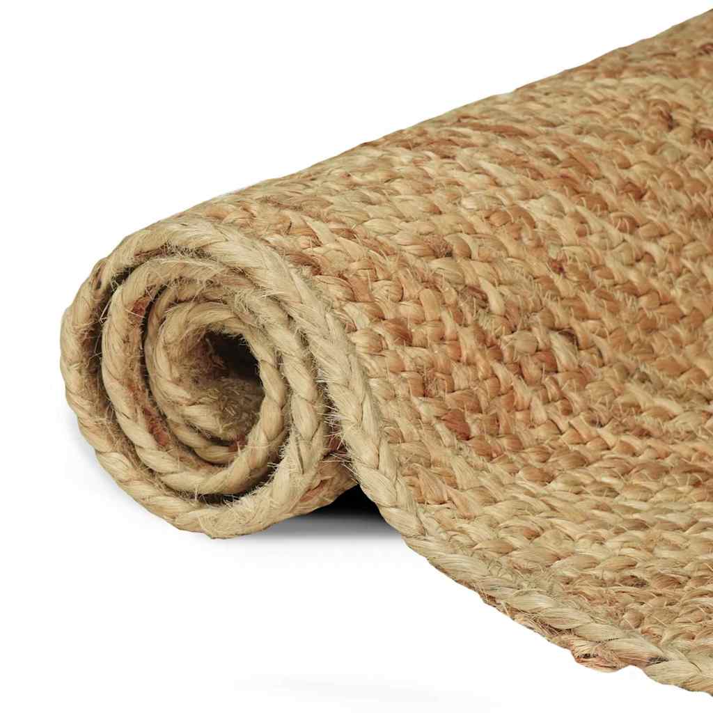 Vidaxl vloerkleden vierkant bruin 240 x 240 cm jute
