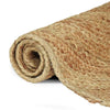Vidaxl vloerkleden vierkant bruin 300 x 300 cm jute
