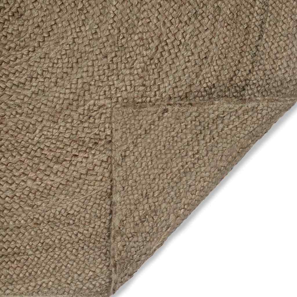 Vidaxl vloerkleden vierkant grijs 120 x 120 cm jute