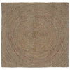 Vidaxl vloerkleden vierkant grijs 120 x 120 cm jute