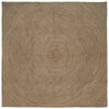 Vidaxl vloerkleden vierkant grijs 200 x 200 cm jute