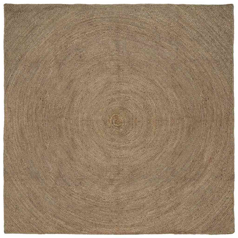Vidaxl vloerkleden vierkant grijs 240 x 240 cm jute
