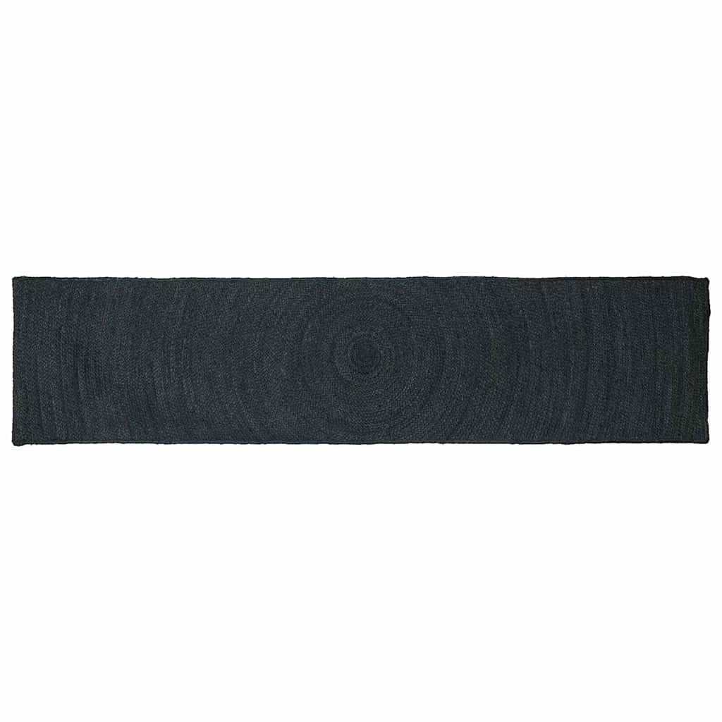 Alfombras vidaxl rectangular gris oscuro 60 x 200 cm yute
