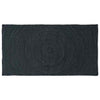 Alfombras vidaxl rectangular gris oscuro 100 x 200 cm yute