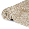 Vidaxx alfombras rectangulares natural y blanco yute 60 x 250 cm