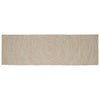 Vidaxx alfombras rectangulares natural y blanco yute 60 x 300 cm