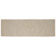 Vidaxx alfombras rectangulares natural y blanco yute 80 x 300 cm