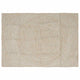 Vidaxx alfombras rectangulares natural y blanco yute 120 x 170 cm