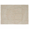 Vidaxx alfombras rectangulares natural y blanco yute 140 x 200 cm