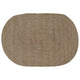 Alfombras vidaxl ovaladas gris 100 x 152 cm yute