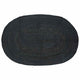 Alfombras vidaxl ovaladas negro 205 x 305 cm yute