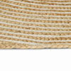 Vidaxl vloerkleed natuurlijk en wit 80 x 150 cm jute