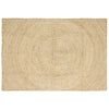 Tappeto Vidaxl naturale e bianco 120 x 170 cm in iuta