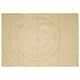 Vidaxl vloerkleed natuurlijk en wit 160 x 230 cm jute