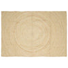 Vidaxl vloerkleed natuurlijk en wit 240 x 340 cm jute