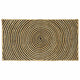 Tappeto Vidaxx naturale e nero 60 x 110 cm in iuta