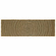 Tappeto Vidaxl naturale e nero 80 x 250 cm in iuta