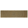 Alfombra vidaxx yute natural y negro 80 x 300 cm