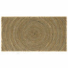 Tappeto Vidaxl naturale e nero 100 x 200 cm in iuta